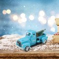 thumbnail image 4 of OUNONA Retro Truck Car Decor Vintage Truck Model Metal Sky-Blue 1 Set, 4 of 7