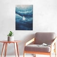 thumbnail image 6 of 16x24 inch Canvas Frameless Painting Ocean And Ship,Apartment Bathroom,Living Room,Office,Cafes Decor Wall Accents,For Ship Lovers Funny Gifts,Modern Art Ocean And Ship Decorative Paintings, 6 of 6