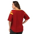 thumbnail image 2 of Women's G-III 4Her by Carl Banks Red Kansas City Chiefs Plus Size Linebacker T-Shirt, 2 of 2