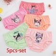 thumbnail image 1 of Ropa interior de algodón puro para niña, Anime Sanrios, Hello Kitty, Kuromi Melody, triángulos, pantalones cortos, bragas, regalo de Navidad, 1 of 4