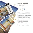 thumbnail image 5 of Lantern Press 1000 Piece Jigsaw Puzzle, Newport, Oregon, Yaquina Head Lighthouse Woodblock, 5 of 5