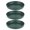 Green, variant on Himition 3pcs Movable Plant Pot Tray Round Flowerpot Cork Base Drip Tray Garden Balcony Tool for Succulent Flower Pot (2 Gallons)