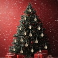 thumbnail image 5 of weibbin Christmas Satin Balls Christmas Silk Ball Ornaments Satin Silk Xmas Tree Hanging for Xmas Tree Decor Holiday Party Decorations 12pcs, 2.36", 5 of 5