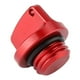 thumbnail image 1 of Tapa del tanque de motocicleta ANGGREK 2 tapones de llenado de aceite aluminio CNC rojo Azul, 1 of 8