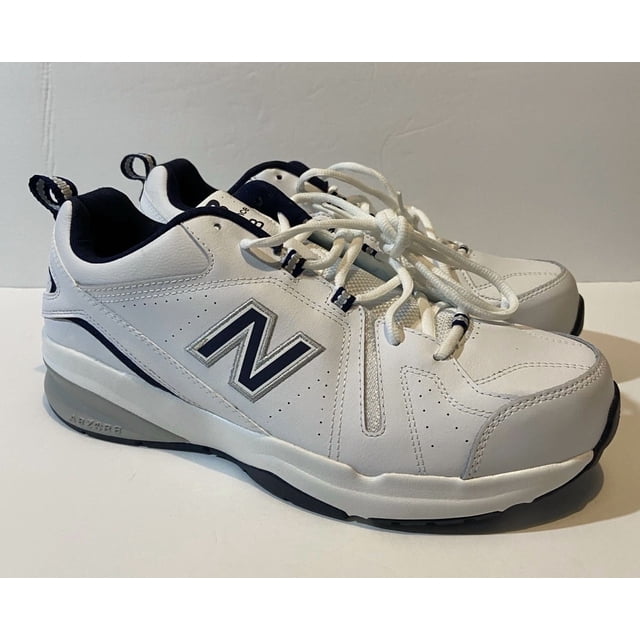 New Balance 608 Sneaker Training Men's 12.5 EEEE XWide White Navy MX608WN5