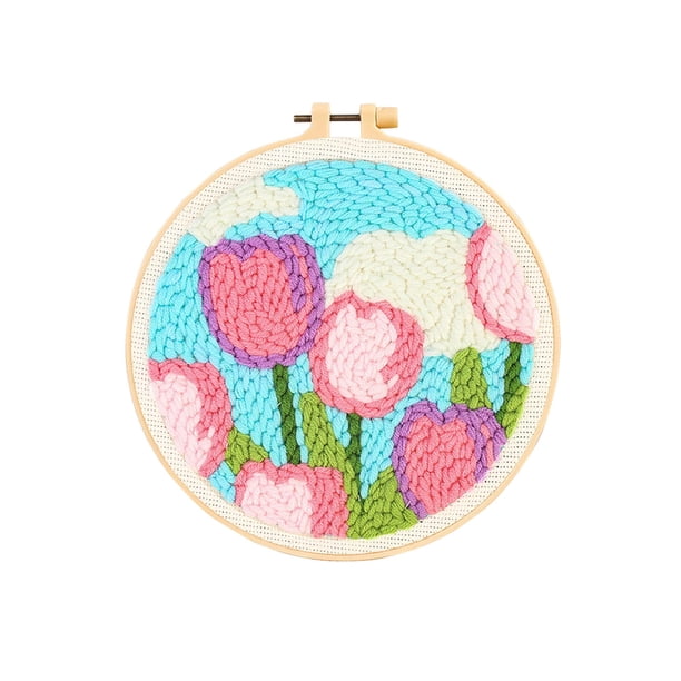 Lena Bolsillo Bordado Diy Material Embalaje Flor Serie Estilo Música de Bolsillo
