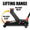 thumbnail image 4 of Hyper Tough 3 Ton Floor Jack with Dual Pump - Black, 4 of 7