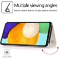 thumbnail image 2 of for Samsung Galaxy A52 Wallet Case with Card Holder,PU Leather Kickstand Card Slots Case Double Magnetic Clasp Durable Shockproof Cover for Samsung Galaxy A52 5G 6.5" White-SK, 2 of 5