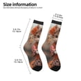 thumbnail image 2 of Naloa Adorable Kitten In Kimono Kids Socks Unisex Kids and Toddlers' Crew Socks, ,1 Pairs, 2 of 5