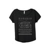 Stranger Christmas (Stranger Things) Women's Fashion Slouchy Dolman T-Shirt Tee Heather Black 3X-Large