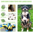 thumbnail image 4 of SHARLOVY Large Tough Chew Toys, 9-Piece Indestructible Cotton Puppy Teething Tug Set for Aggressive Chewers, 4 of 9