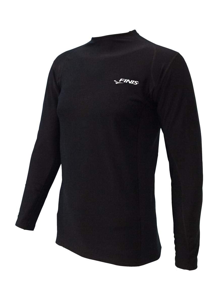 mens black swim shirt