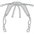 Drive Medical Divided Leg Patient Lift Sling with Headrest, Large
