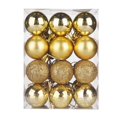 thumbnail image 2 of PENGXIANG 24 Pcs/Set 4cm Christmas Tree Ornament Increase Atmosphere Decorative Scene Layout Lightweight with Rope Christmas Tree Decoration Shiny Reflective Classic  Balls for Christmas, 2 of 13