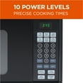 thumbnail image 6 of Commercial Chef 0.9 cu ft Counter Top Microwave, Black, 6 of 6