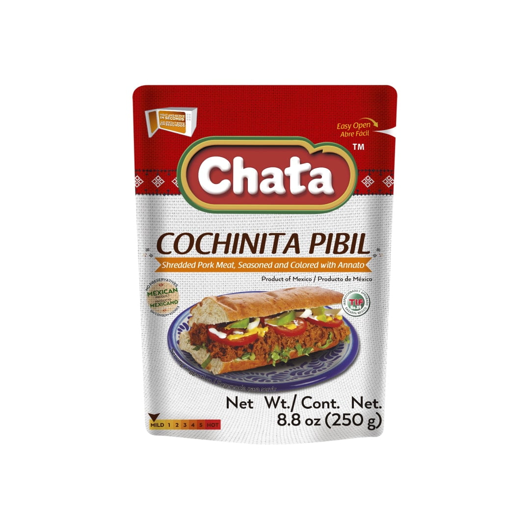 Chata Cochinita Pibil Pouch, 8.8 oz, Pack of 6