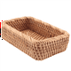 thumbnail image 3 of Cesta de mimbre de ratán rectangular tejida a mano Herramientas de cocina para el hogar-S, 3 of 5