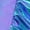 Blue, variant on Girl's 2 Pcs Hip Hop Jazz Dance Outfits Sequin Metallic Crop Tops and Culottes Skirts Set Ballet Dancewear Gold 6