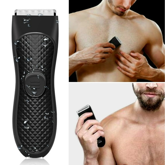 JahyShow Electric Pubic Hair Trimmer, Rechargeable Waterproof Men