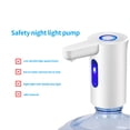thumbnail image 4 of Dispensador De Agua Automático, Bomba Eléctrica De Agua De Barril Pequeño, Dispensador De Bebidas Usb, Bomba De Bebida Segura Portátil Para Bebidas De Agua Moyic HA027535-01, 4 of 6