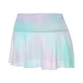 thumbnail image 4 of Jupe en Résille Transparente pour Femme, Jupe Courte Plissée Taille Haute Colorée TG, 4 of 10