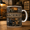 Black, variant on Machinist Mug Vintage Workshop Coffee Cup, Machine Shop Gift for Utility Workers