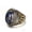 Purple stone, variant on Stainless Steel Tiger Eye Ring Geometrical Flame Design Fashion Jewelry for Men and Women Europe Americas Gifts