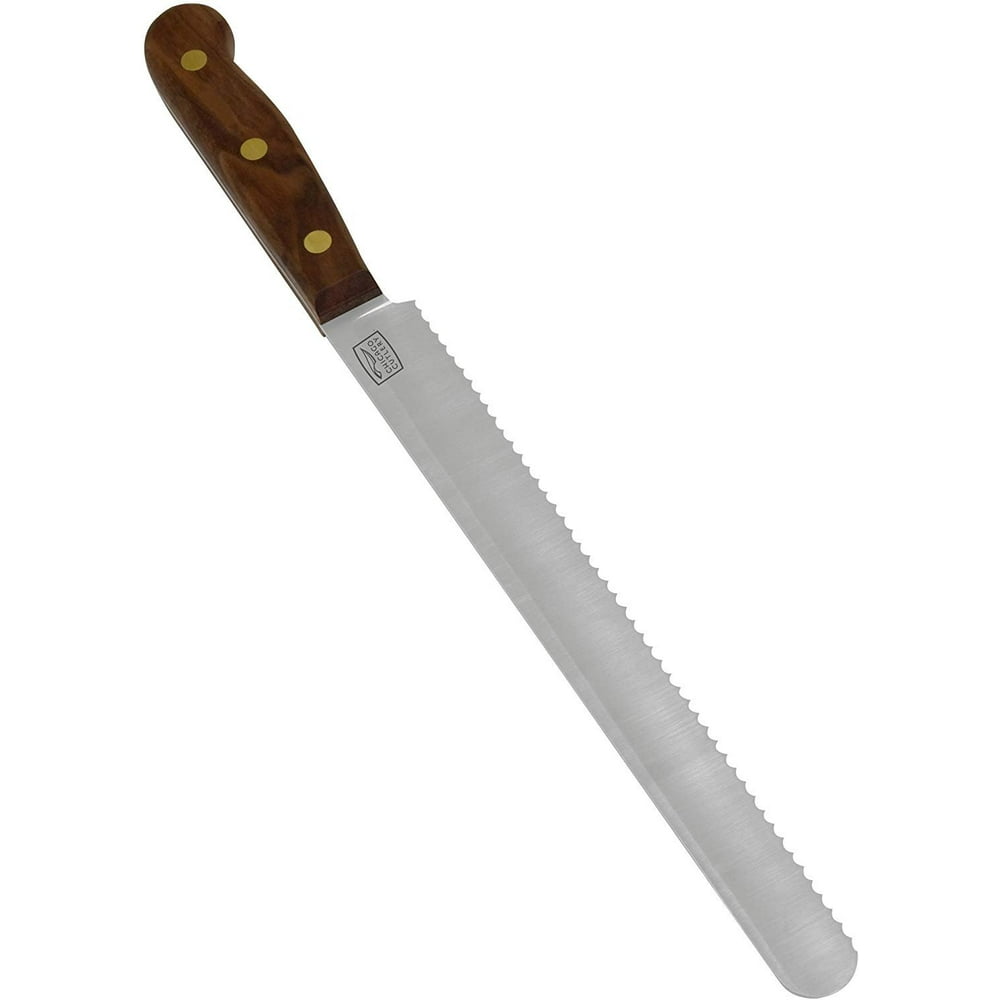 Chicago Cutlery Walnut Tradition HighCarbon Blade Serrated Bread Knife