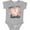 AC-Heather Grey, variant on Mimi's Little Sweetie with Heart Cookie Boys or Girls Baby Bodysuit