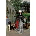 thumbnail image 2 of Tissot, James Jacques 23x32 Black Ornate Wood Framed with Double Matting Museum Art Print Titled - The Return From The Boating Trip, 2 of 4