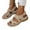 Beige, variant on Walking Sandals Women Comfortable Orthopedic Wedge Slide Sandal Hiking Outdoor Sandals with Adjustable Strap