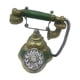 thumbnail image 3 of Decoración de teléfono perfecl Estatua de teléfono Retro de resina Verde, 3 of 8
