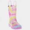 Western Chief Toddler Girls' Clara Tie-Dye Light-Up Glitter Rain Boots - 7, One
