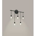 thumbnail image 4 of Sonneman S1N18K-JFXXXX62-RP02 Suspenders Led Staggered Bar Wall Sconce - Black, 4 of 5