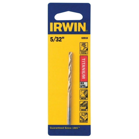 Broca Irwin High Speed Steel 5/32 pulgadas x 80 mm, 1 unidad 63910