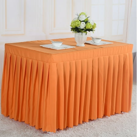 

Touiyu Rectangular Tablecloth Spandex Table Skirt Stretch Fitted Table Cover for Conference Banquet Wedding Banquet Trade Show