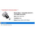 thumbnail image 2 of Blower Motor - Compatible with 2011 - 2016 BMW 535i xDrive 2012 2013 2014 2015, 2 of 2