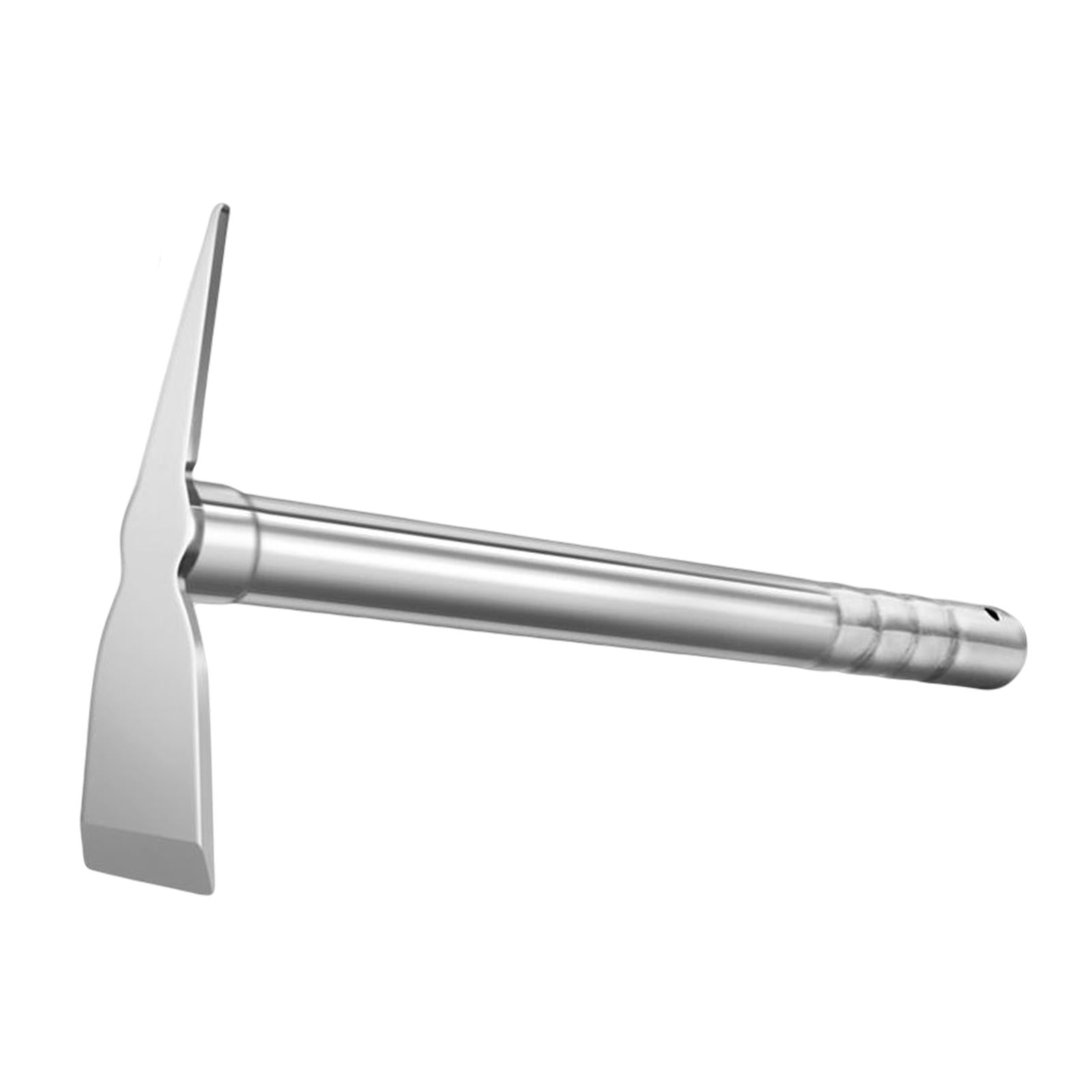 Gardening Hoe Stainless Steel Wear Resistant Gadget Sharp Practical Smooth Handheld Tool Compact for Garden Agriculture Camping Lawn Weeding C