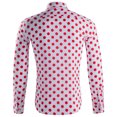 thumbnail image 1 of Camisa de Manga Larga Con Estampado de Lunares Para Hombre Camisa Informal Formal Con Botones Odeerbi ODB-6, 1 of 6