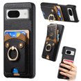 thumbnail image 1 of Case for FOXDOCK Google Pixel 8A , Leather, Bear Ring, Card Holder, 1 of 4