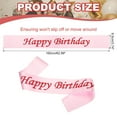 thumbnail image 2 of Uxcell Birthday Girls Sash, Birthday Sash for Women Satin Queen Princess Sash Party Decorations for Party Gifts Favors Pink, 2 of 6