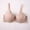 A_Beige, variant on Bras for Women Push Up Seamless Solid Minimizer Underwear Adjustable Spaghetti Strap Comfortable Support Bra Black M