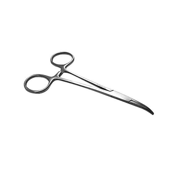 Pinza Firme Curva Halsted Mosquito De 12 Cm Hergom Premium