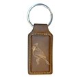 thumbnail image 4 of Keychain - Rectangle - Cardinal - Leather, 4 of 4