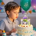 thumbnail image 5 of Space hero 8 birthday candle, 8 number candle, cake number candle, suitable for astronaut party decoration and toy theme birthday celebration, 5 of 7
