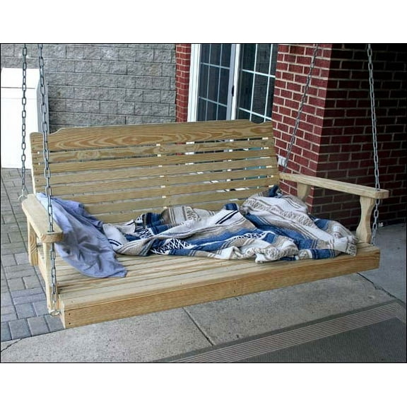 76" Treated Pine Crossback Swingbed