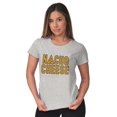 thumbnail image 4 of Nacho Cheese Funny Food Carbs Snacks Womens Fitted Plus Size Graphic Tee Brisco Brands 3X, 4 of 5