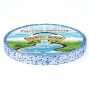 Country Brook Design - Mermaid Mosaic Polyester Webbing (1/2 Inch, 10 Yards)