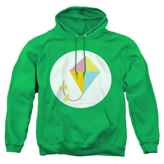 Care Bears: Unlock the Magic Do Your Best Bear Belly Adult Pull-Over Hoodie, Kelly Green, Medium