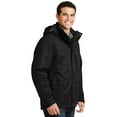 thumbnail image 4 of Port Authority Mens Herringbone 3 in 1 Parka, 4 of 6